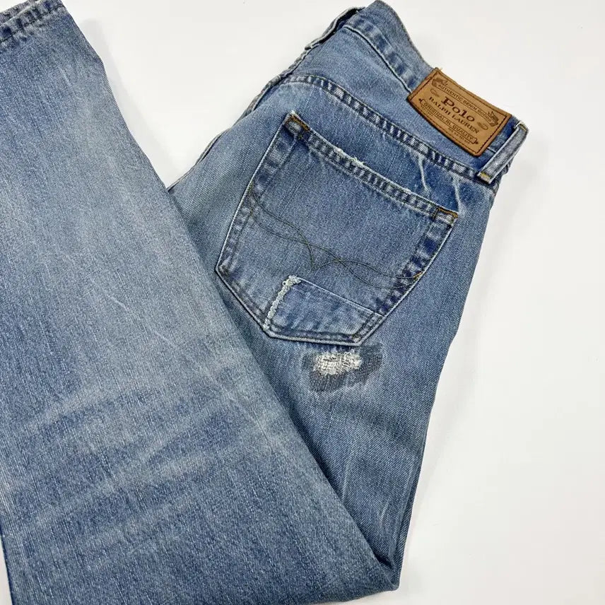 [BUNJANG] Polo Ralph Lauren Detailed Wash Denim Pants (30-inch) / 폴로 랄프로렌 디테일 워싱 데님팬츠 (30인치)