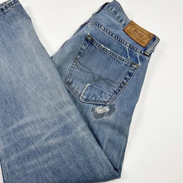 [BUNJANG] Polo Ralph Lauren Detailed Wash Denim Pants (30-inch) / 폴로 랄프로렌 디테일 워싱 데님팬츠 (30인치)