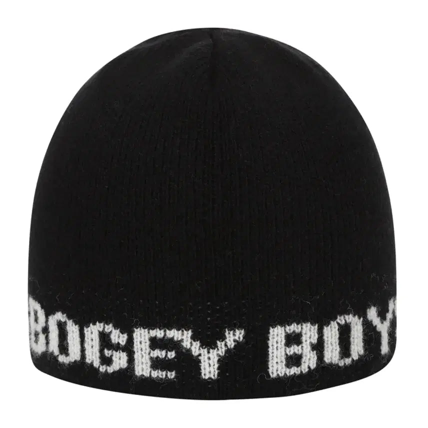 [BUNJANG] Bogi Boys Unisex Knit Beanie Black / 보기보이즈 유니섹스 니트 비니 블랙