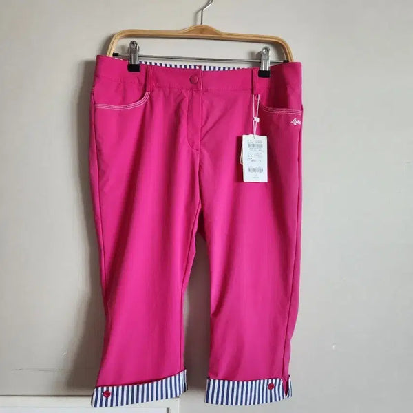 [BUNJANG] Lynx Golf Women's Pink 7/8th Length Pants Size 73 (30-inch) / 링스골프 핑크7부바지 73 (30인치) 새상품