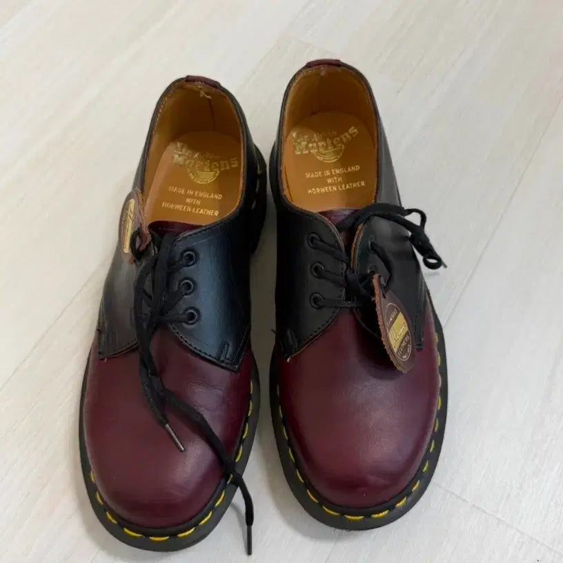 [BUNJANG] Dr. Martens 1461 Made in England Black Burgundy / 닥터마틴 1461 메이드인 잉글랜드 블랙 버건디 (250)
