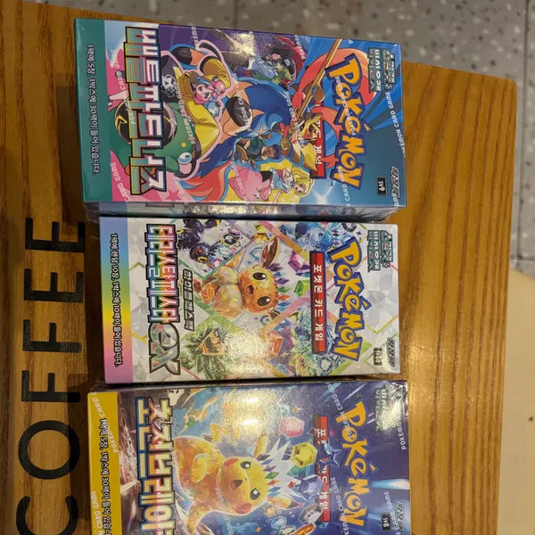 [BUNJANG] Pokemon Card Battle Partners, Terastal Festa, and Overdrive Darkness Full Box Set / 포켓몬 카드 배틀파트너즈, 테라스탈페스타,초전브레이커 새상품