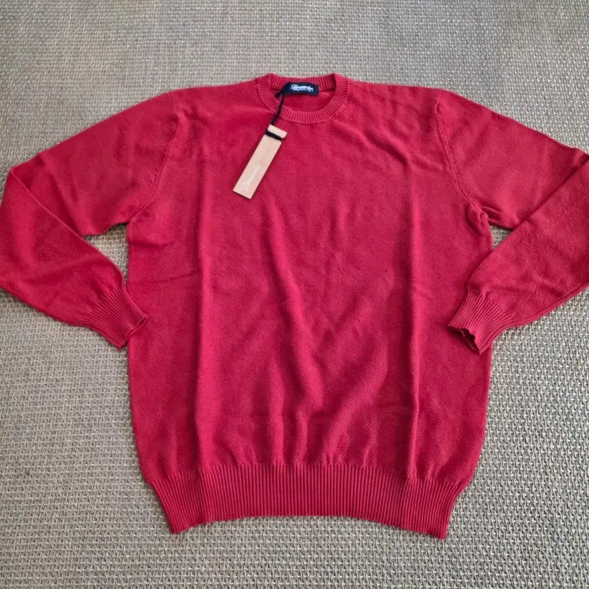 [BUNJANG] Drumohr Italian PK Cotton Knit Dark Orange / Drumohr 드루모어 이탈리안 최고급 PK코튼 니트 SS 다크오렌지