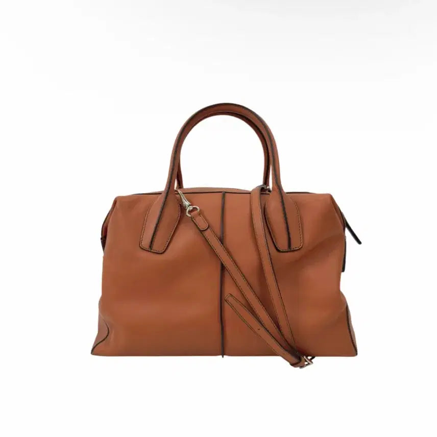 [BUNJANG] Tod's Large Classic D-Bag D-Cube Bowly Tote Shoulder Bag Gold / [L] 토즈 클래식 스타일 디백 디큐브 보울리 토트백 숄더백 라지 골드