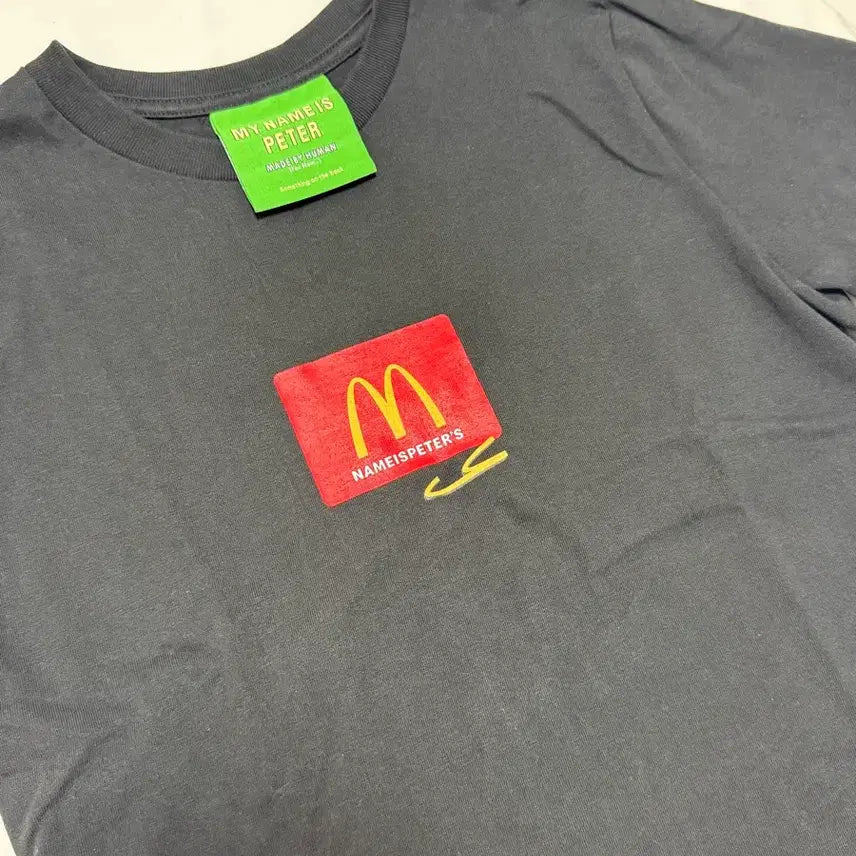[BUNJANG] MY NAME IS PETER PACDONALD T-SHIRT Black / [마이네임이즈피터] PACDONALD T-SHIRTS_black