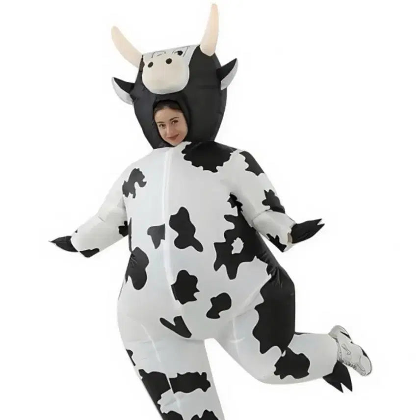[BUNJANG] Cow Air Suit Costume / 젖소 에어슈트 판매