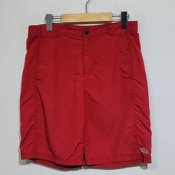 [BUNJANG] The North Face Red Outdoor Hiking Half Pants / (32) 노스페이스 반바지 빨강 등산복 아웃도어 하프팬츠