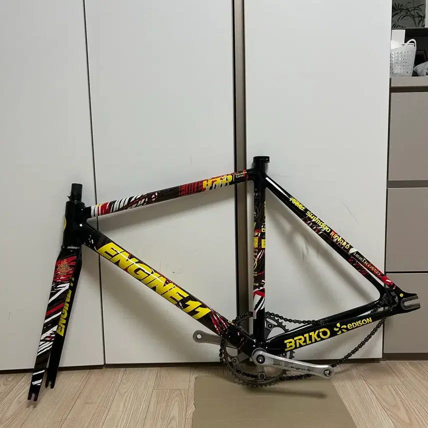 [BUNJANG] Engine11 Ird Frameset + Sugino 75 Crankset Bundle / 엔진11 ird 프셋+스기노75크셋 판매