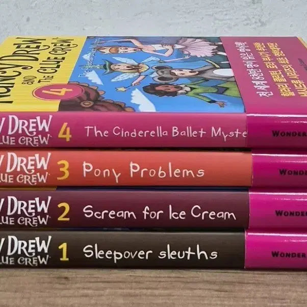 [BUNJANG] Nancy Drew and the Clue Crew English Set Books 1-4 / 낸시 드류 앤 더 클루 크루 영어 원서 1-4권