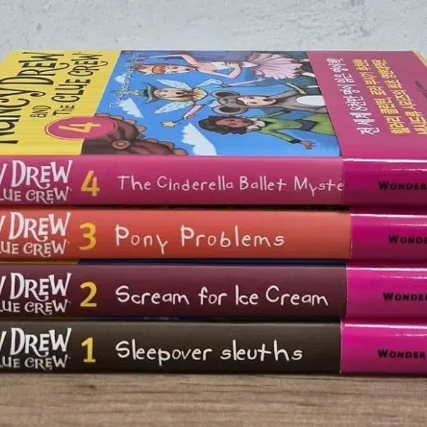 [BUNJANG] Nancy Drew and the Clue Crew English Set Books 1-4 / 낸시 드류 앤 더 클루 크루 영어 원서 1-4권
