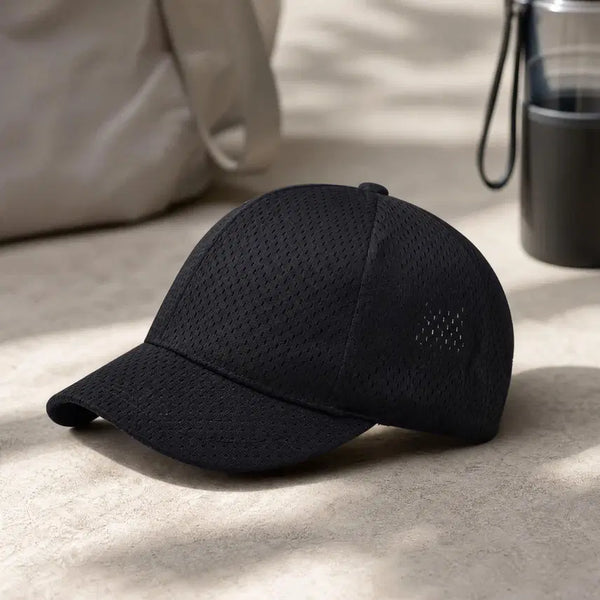 [BUNJANG] Short Brim All Mesh Daily Ball Cap / 숏챙 올 메쉬 볼캡 모자
