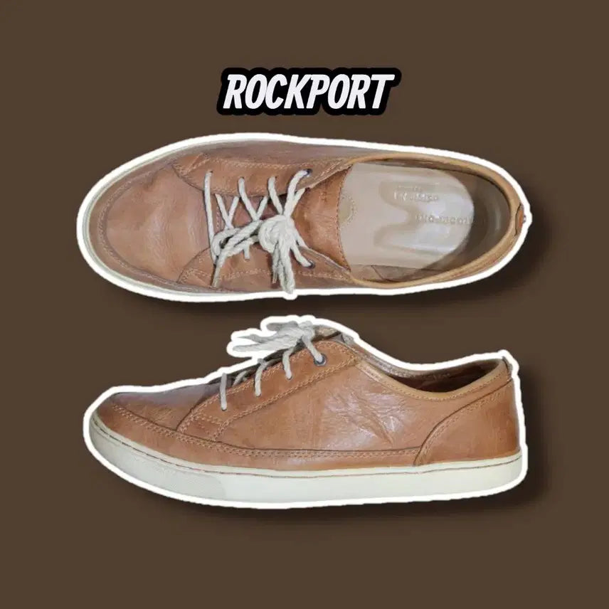 [BUNJANG] Rockport Adiprene Leather Sneakers / 280/ 락포트 아디프린 가죽 스니커즈 /0728