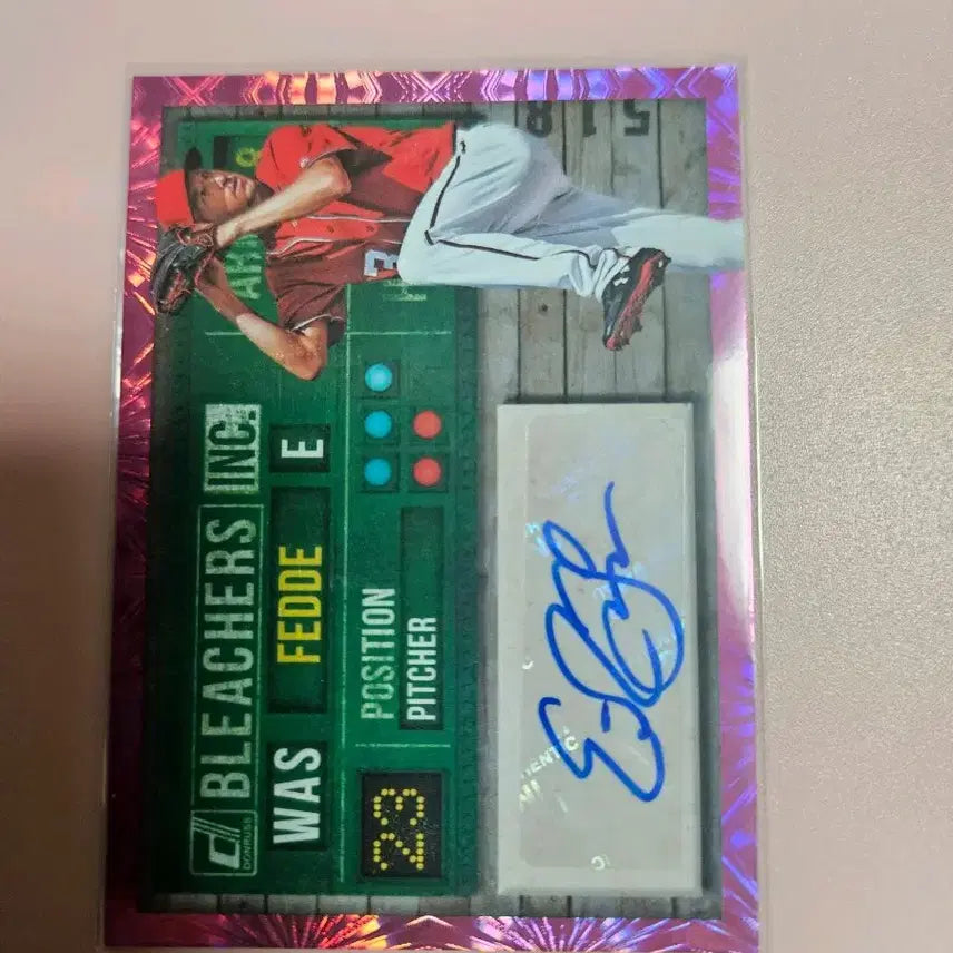 [BUNJANG] Eric Peddie Panini Auto Card / NC용병)에릭 페디 파니니 오토 카드
