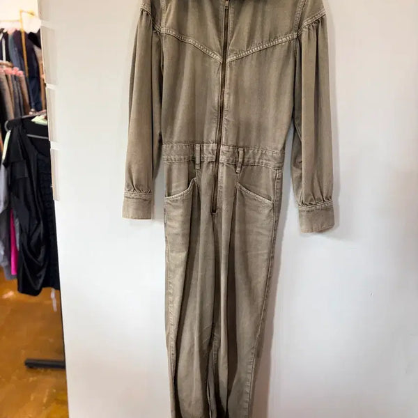 [BUNJANG] Mango Khaki Jumpsuit / 망고 점프수트 카키색