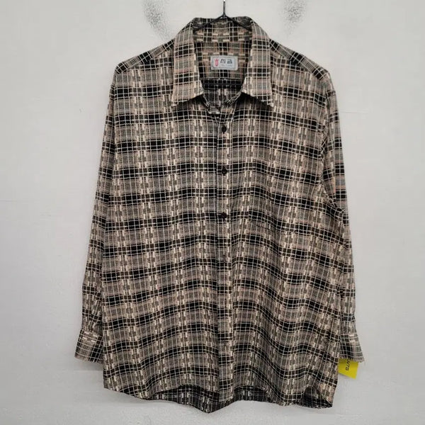 [BUNJANG] Retro Check Shirt (M) / [95/M] 레트로 체크 셔츠