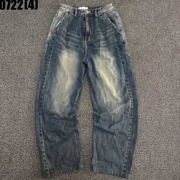 [BUNJANG] Dope Jayson Washed Wide Denim Pants / 도프제이슨 데님 팬츠 워싱 통바지 0722