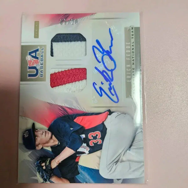 [BUNJANG] Eric Fedi 2024 Panini USA Patch Auto Card (Limited Edition) / NC용병)에릭 페디 20장 한정 파니니 USA 패치 오토 카드