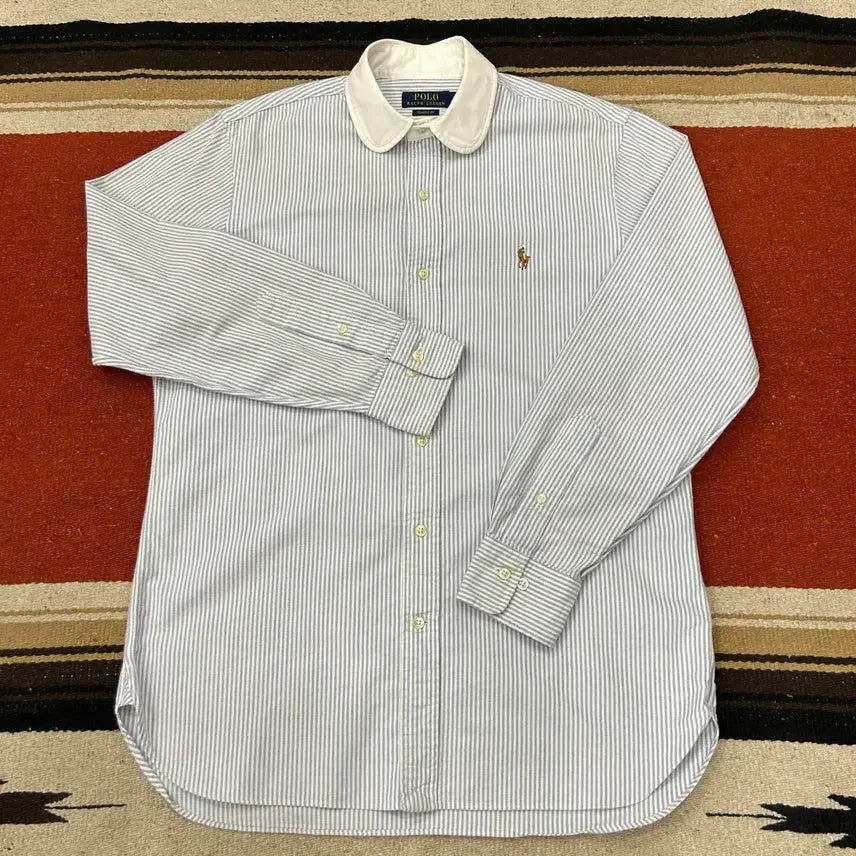 [BUNJANG] Polo Ralph Lauren Round Collar Shirt / 폴로랄프로렌 라운드 칼라 셔츠