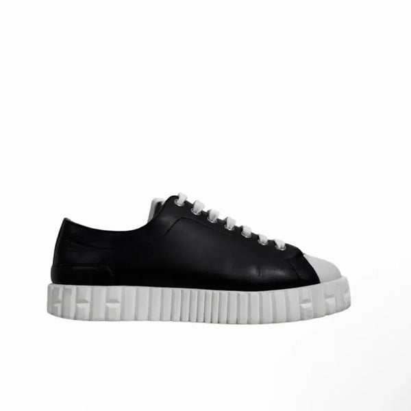 [BUNJANG] Hermes Cross Calfskin Leather Low-Top Sneakers Black / [37] 에르메스 여성 크로스 카프스킨 레더 로우탑 스니커즈 블랙