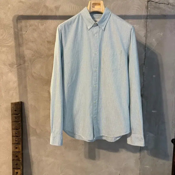[BUNJANG] GAP Striped Shirt Men's 100 / GAP 갭 스트라이프 셔츠 남성100