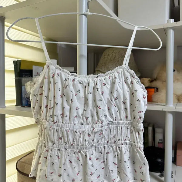 [BUNJANG] Cotton On White Floral Camisole / (새제품) 호주브랜드 코튼온 화이트 잔꽃 나시