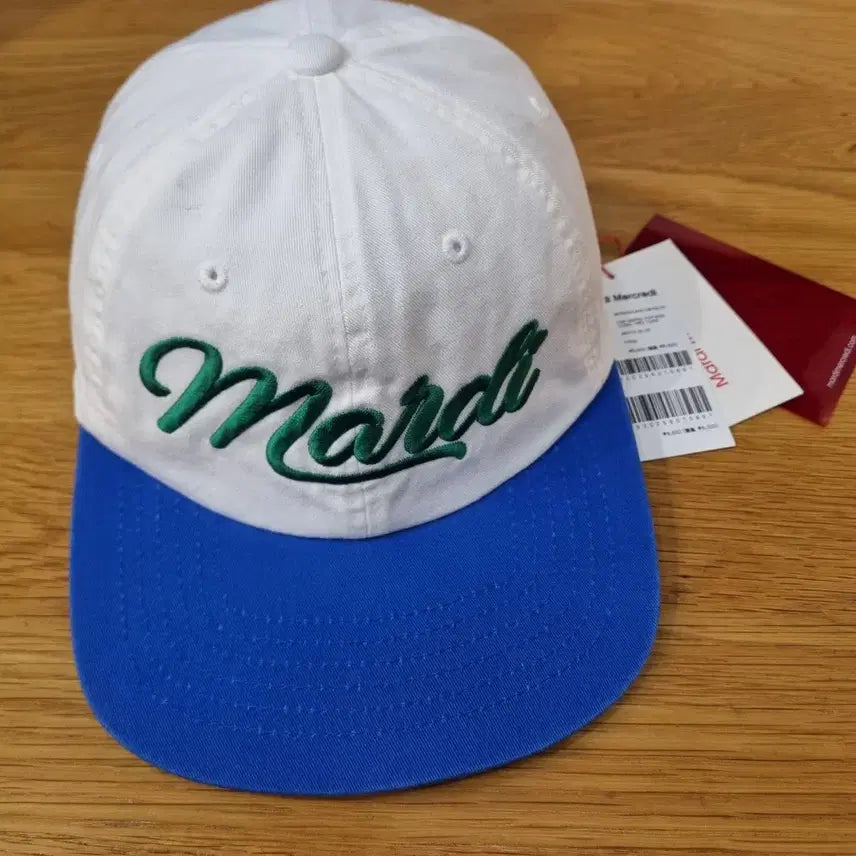 [BUNJANG] Mardi Mercredi Cap White/Blue / 마르디 메크르디 캡 화이트/블루