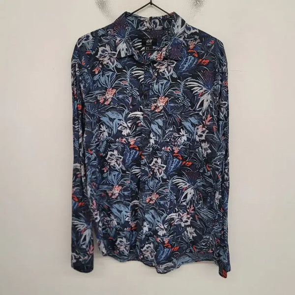 [BUNJANG] H&M Hawaiian Shirt / [100/L] H&M 하와이안 셔츠