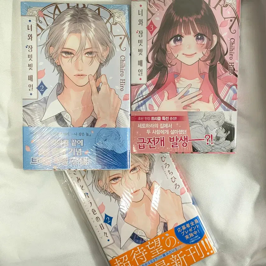 [BUNJANG] Romance in a Rose Garden (Bara no Hanazono) Vol. 2 & 3 First Edition Bundle Set Original Korean Edition / (일괄) 너와 장밋빛 매일 2권 3권 초판 트리플 특전 원서 순정 만화
