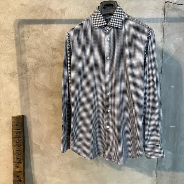 [BUNJANG] MAN ON THE BOON Gingham Check Shirt Men's Size 95-100 / 맨온더분 깅엄체크 셔츠 남성95-100