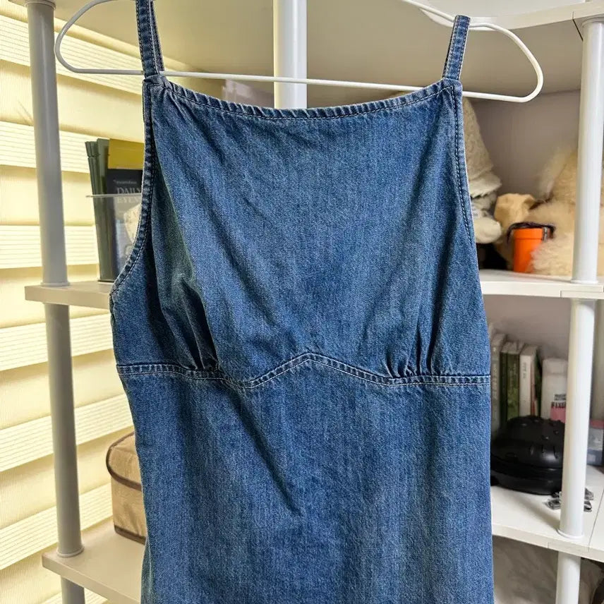 [BUNJANG] Zara Blue Denim Blouse Shirt / 자라 청 데님블라우스