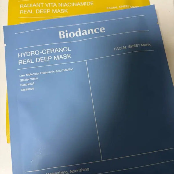 [BUNJANG] Biodance Real Deep Mask Vita/Hydro Ceranol / 바이오던스 리얼 딥 마스크 비타/하이드로 세라놀 마스크팩