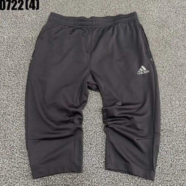 [BUNJANG] Adidas 3-Stripe 7/10 Length Training Pants Black / 아디다스 3선 7부 트레이닝 바지 검정 0722
