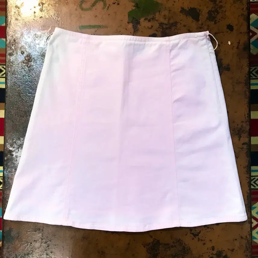 [BUNJANG] Burberry Baby Pink A-Line Midi Skirt / 버버리 베이비 핑크 미디 스커트 치마 허리 30 사이즈
