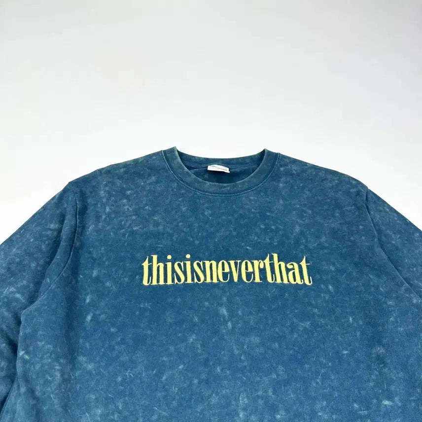 [BUNJANG] Thisisneverthat Pigment Long Sleeve Sweatshirt Size S / 디스이즈네버댓 (디네댓) 피그먼트 롱슬리브 맨투맨 (S)