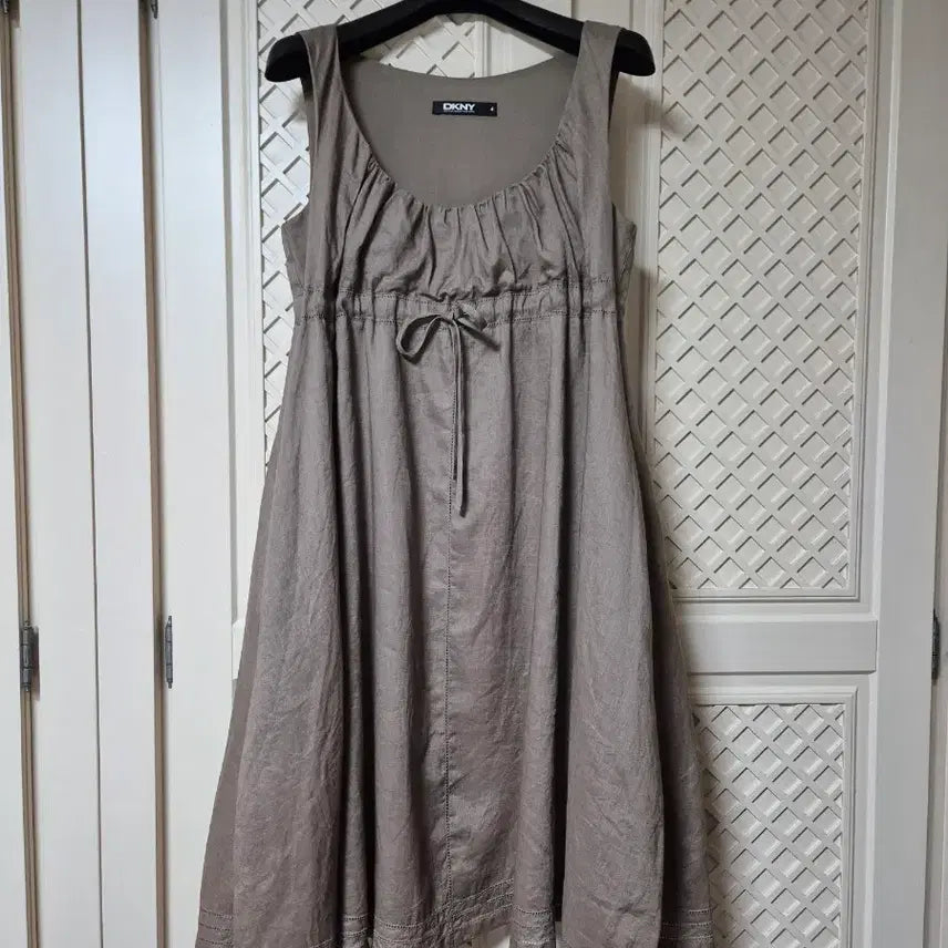 [BUNJANG] DKNY Linen Midi Dress / DKNY 린넨 미디원피스