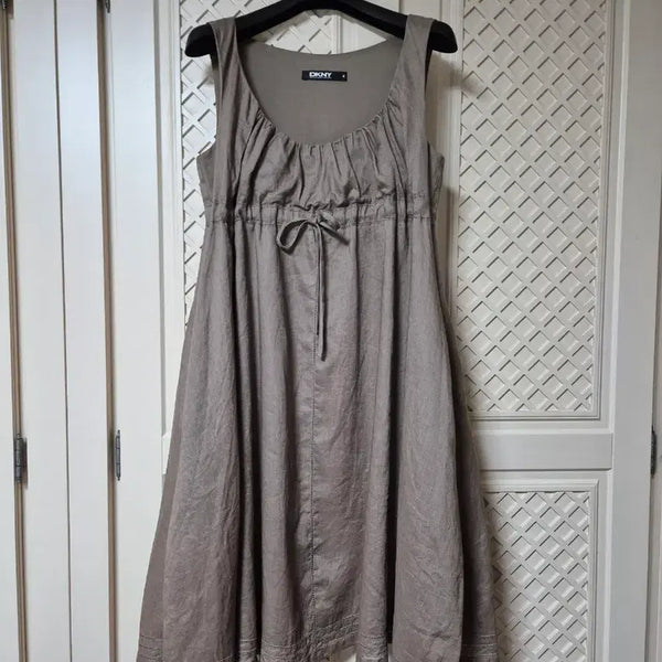 [BUNJANG] DKNY Linen Midi Dress / DKNY 린넨 미디원피스