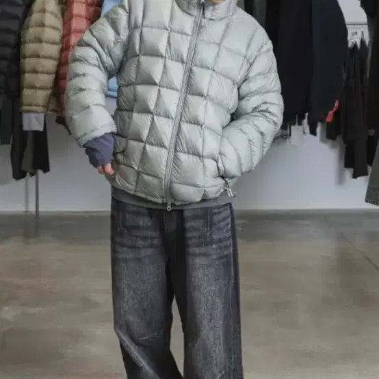 [BUNJANG] 999Humanity Lightweight Padding Gray Size 1 / 999휴머니티 경량 패딩 그레이 1사이즈