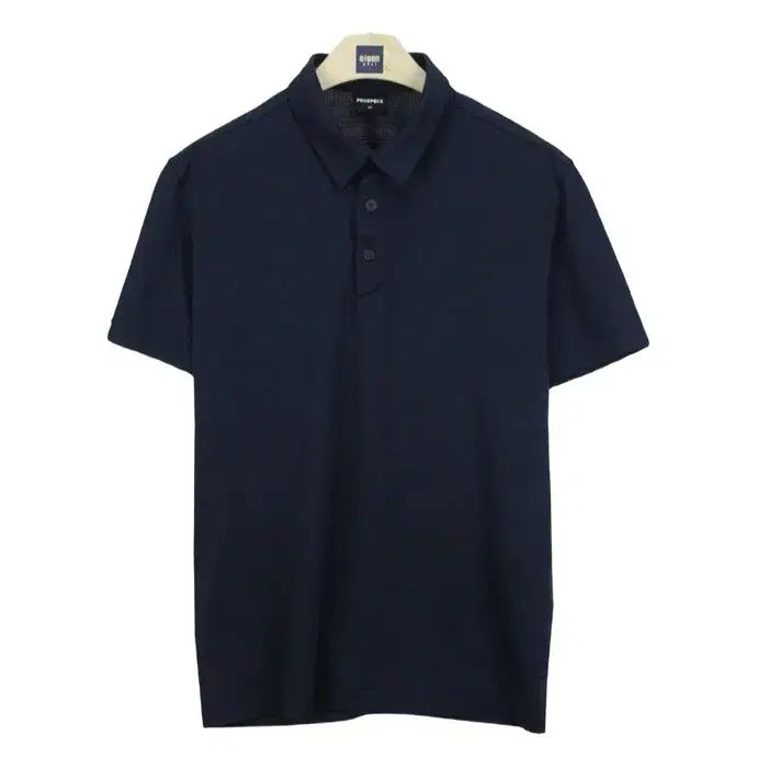 [BUNJANG] Pro-Specs Men's Dark Navy Short-Sleeve Polo T-Shirt Size 100 / 22475 프로스펙스 반팔 카라티 100 남자 운동복 티셔츠 브랜구제