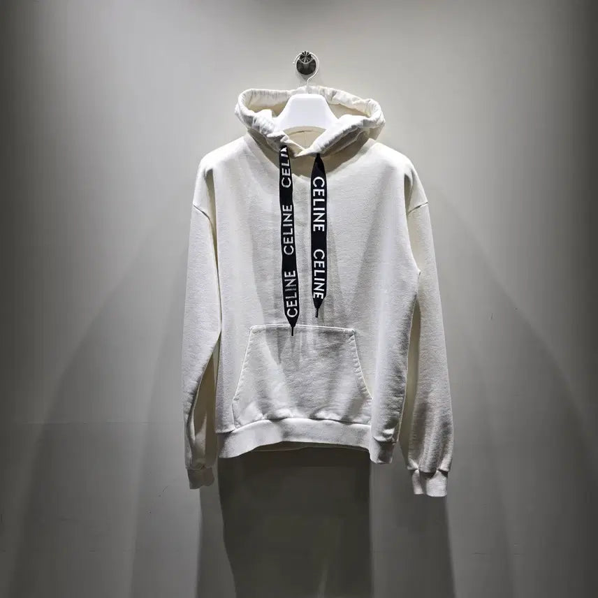 [BUNJANG] Celine Rouge Cotton Hoodie White Size S / [중고/정품] 셀린느 루즈 코튼 후드티 S