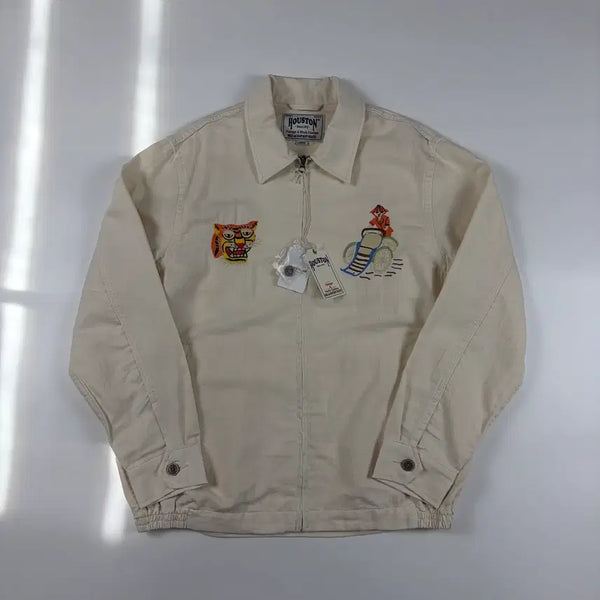 [BUNJANG] Houston Japan Vietnam Linen Cotton Jacket Off White L / 휴스턴재팬베트남린넨코튼자켓오프화이트L(새상품)