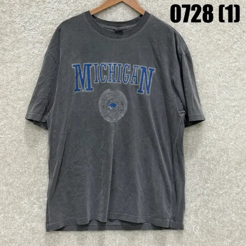 [BUNJANG] TRAVEL Short Sleeve T-Shirt - Gray / TRAVEL 반팔 티셔츠 그레이