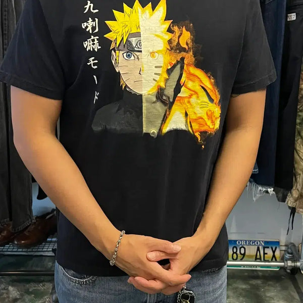 [BUNJANG] Ripple Junction Naruto Shippuden Kurama Graphic Anime T-Shirt / [L] 나루토 질풍전 쿠라마 그래픽 빈티지 애니메이션 반팔 티셔츠