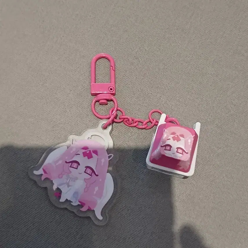 [BUNJANG] Cookie Run Kingdom Eternal Sugar Acrylic Keycap Keyring / 쿠키런 킹덤 이터널슈가 아크릴 키캡 키링