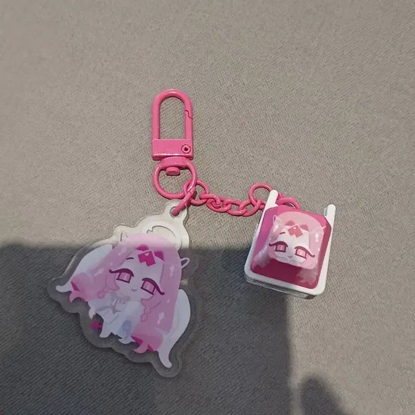[BUNJANG] Cookie Run Kingdom Eternal Sugar Acrylic Keycap Keyring / 쿠키런 킹덤 이터널슈가 아크릴 키캡 키링