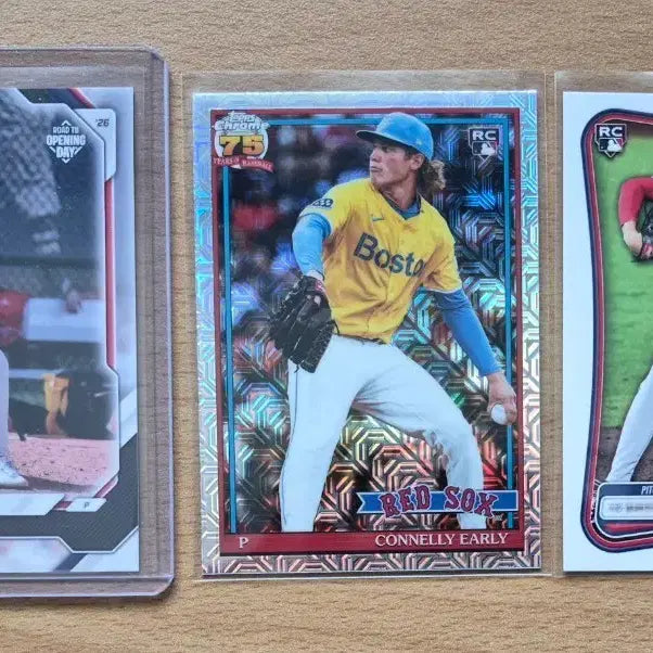 [BUNJANG] MLB Topps Traded Boston Connelly Early Rookie Card 3-Card Lot / MLB 탑스 보스턴 코넬리 얼리 루키카드 3장랏 판매합니다.