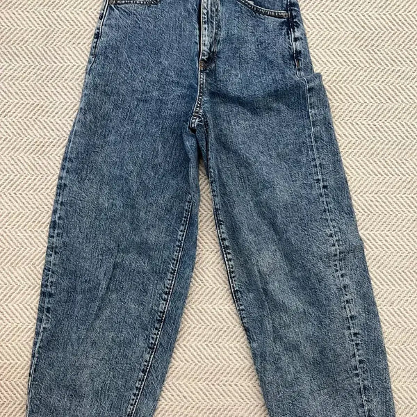 [BUNJANG] GU Wide Fit Denim Jeans / GU 와이드 데님 청바지 S