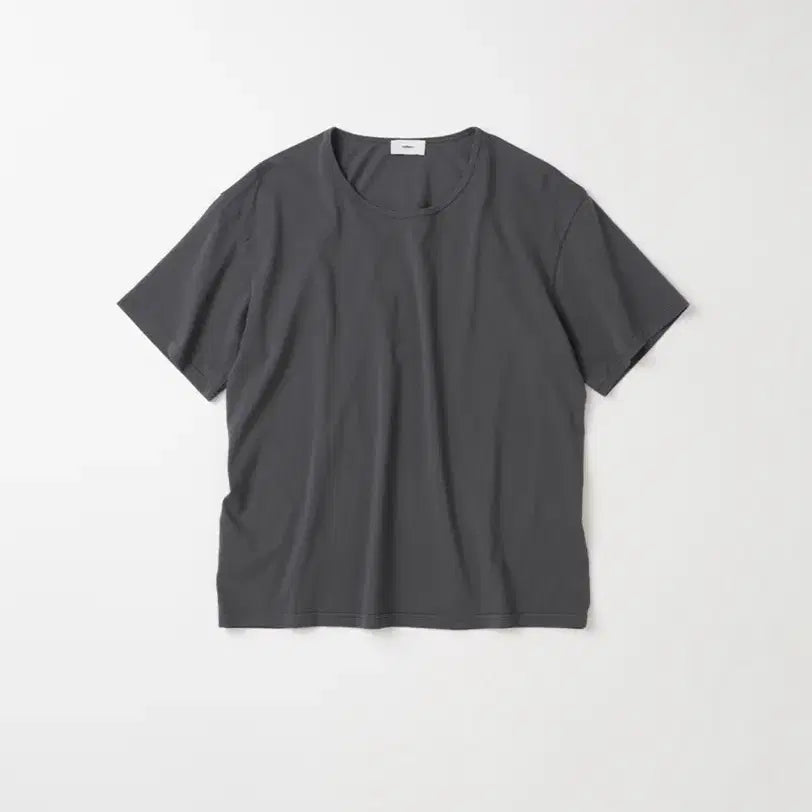 [BUNJANG] Mylibrary Silky Half Tee Charcoal / mylibrary 117 실키 하프 티 차콜