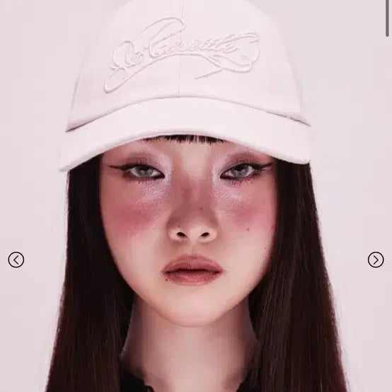[BUNJANG] Rosettte Pink Baseball Cap / 로제트 Rosettte cap 모자 볼캡