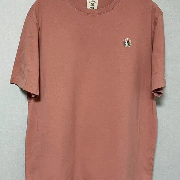 [BUNJANG] Hazzys FITS Embroidered Logo Women's T-Shirt (Indie Pink, L) / 헤지스 피즈 자수로고 여자 반팔티셔츠 인디핑크 캐주얼 L 100 77