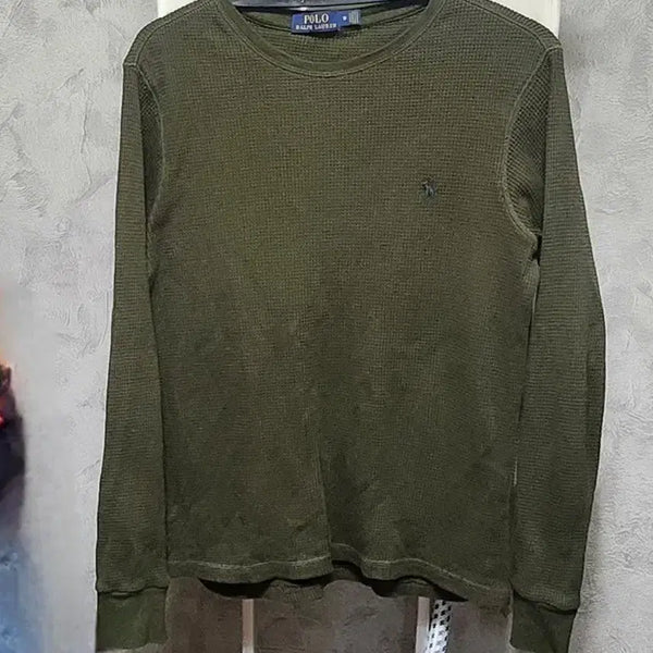 [BUNJANG] Polo Ralph Lauren Long Sleeve T-Shirt Khaki / 폴로 랄프로렌 긴팔티 카키색